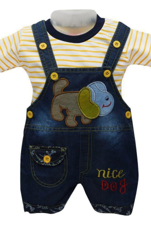 zadmus-unisex-top-and-dungaree-set-denim-yellow-0-6-months