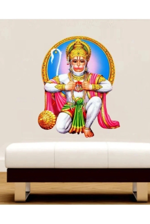 decor-villa-hanumanji-religious-inspirational-sticker-45-x-58-cms-