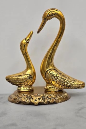 aarna-creations-metal-sarus-pair-swan-pain-artistic-hand-crafted-metal-swan-for-decor-carved-saras-showpiece-for-good-luck-kissing-sars-pair-fengshui-swan-pair