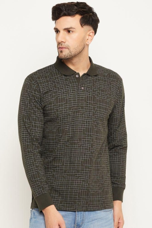 wild-west-cotton-blend-regular-fit-checks-full-sleeves-mens-polo-t-shirt-olive-pack-of-1-none