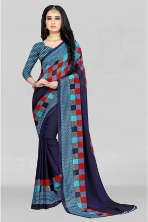 leelavati-blue-georgette-saree-with-blouse-piece-pack-of-1-blue