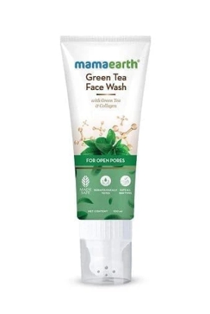 Mamaearth Green Tea With Green Tea & Collagen For Open Pores Face Wash (100 ml)