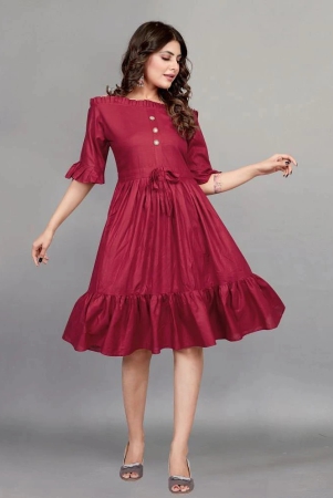 julee-maroon-rayon-womens-fit-flare-dress-pack-of-1-none