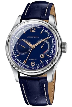 newman-blue-leather-analog-mens-watch