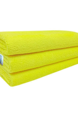 softspun-microfiber-cleaning-cloths-3pcs-40x40cms-340gsm-yellow-highly-absorbent-lint-and-streak-free-multi-purpose-wash-cloth-for-kitchen-car-window-stainless-steel-silverware