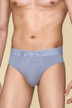 xyxx-light-grey-cotton-mens-briefs-pack-of-1-none