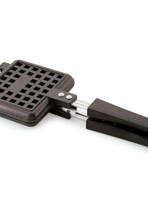 Komal Non-Stick Household Kitchen Gas Waffle Maker | Black