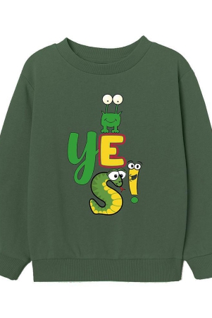 naughty-ninos-girls-olive-printed-sweatshirts-none