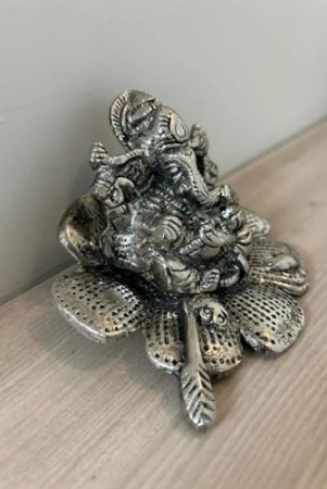 aarna-creations-metal-ganesha-silver-gudhal-ganesh-antique-silver-hand-carved-ganesh-sitting-on-hibiscus