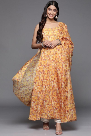 varanga-georgette-printed-anarkali-womens-kurti-yellow-pack-of-1-none