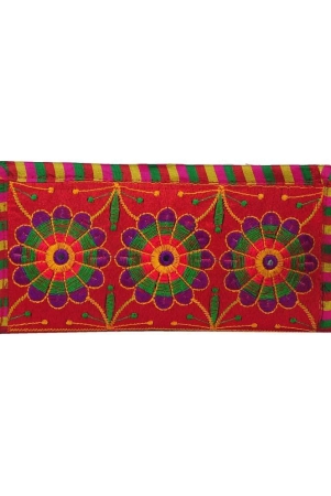 sunesh-creation-red-fabric-handheld-red