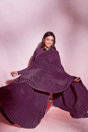 Maroon Cotton Saree with blouse