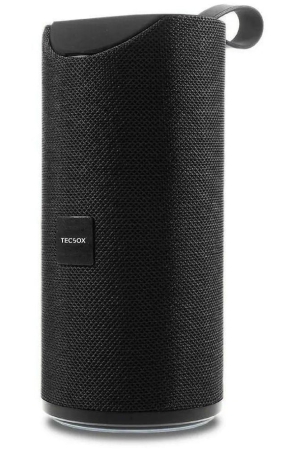 tecsox-stone-speaker-5-w-bluetooth-speaker-bluetooth-v50-with-usbsd-card-slotaux3d-bass-playback-time-6-hrs-black-black