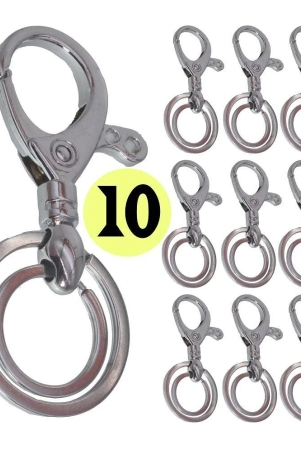 jmall-silver-mens-waist-keychain-pack-of-10-more-