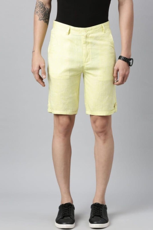 men-lemon-yellow-hemp-shorts