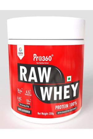 PRO360 Raw whey protein powder 250 gm