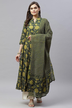 miravan-green-cotton-womens-anarkali-kurti-pack-of-1-none