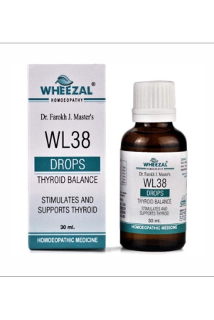 Wheezal WL-38 Thyroid Balance Drops (30ml) (PACK OF TWO) Drops 30 ml