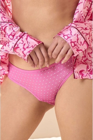 clovia-pack-of-1-nylon-printed-womens-bikini-pink-bikini-none