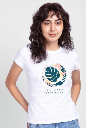 bewakoof-white-cotton-regular-fit-womens-t-shirt-pack-of-1-none