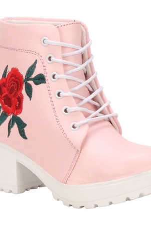 commander-pink-womens-ankle-length-boots-none