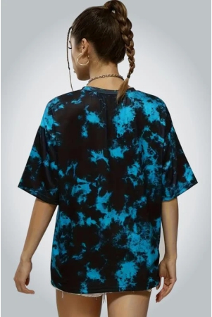 london-hills-tie-dye-tshirt-for-women-oversized-t-shirts-for-women-drop-shoulder-tshirt-half-sleeve-t-shirt-blue-black