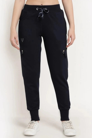 uzarus-navy-blue-cotton-womens-yoga-joggers-pack-of-1-none