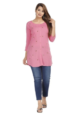 jc4u-pink-rayon-womens-straight-kurti-xl