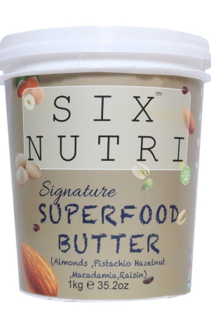 sixnutri-all-natural-stone-ground-keto-vegan-diet-signature-superfood-butter-almonds-pistachios-hazelnuts-macadamia-nuts-and-raisins-1-kg