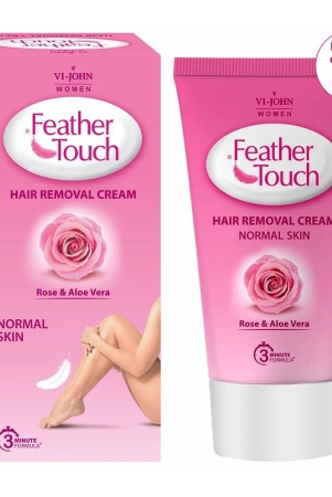 vi-john-feather-touch-rose-aloe-hair-removal-cream-for-normal-skin-40g-each-400g-pack-of-10