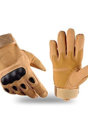 zaysoo-beige-nylon-mens-biker-gloves-pack-of-1-beige