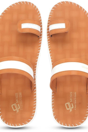 Emosis Tan Flip Flops - None