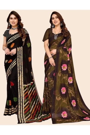 anand-sarees-georgette-printed-saree-with-blouse-piece-multicolour-pack-of-2-multicolour