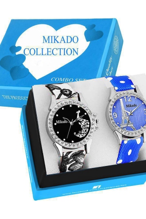 mikado-multicolor-leather-analog-womens-watch