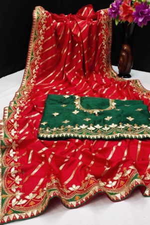 beautiful-art-silk-saree-with-blouse-piece-special-surprise-discount-for-lucky-customer-red