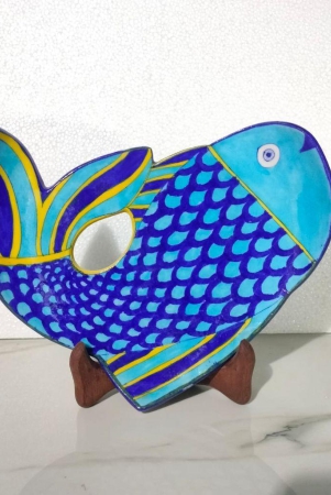 handmade-blue-pottery-table-decore-fish-pattern-plater-for-serving-6inch