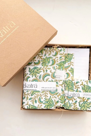 stationery-loaded-gift-hamper-personalized-by-ekatra-green-floral