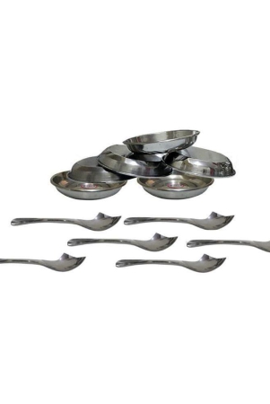 dynore-12-pcs-stainless-steel-dessert-plate-steel