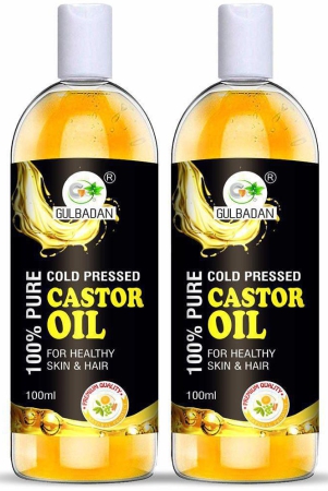 gulbadan-cold-pressed-100-pure-castor-oil-100-ml-pack-of-2