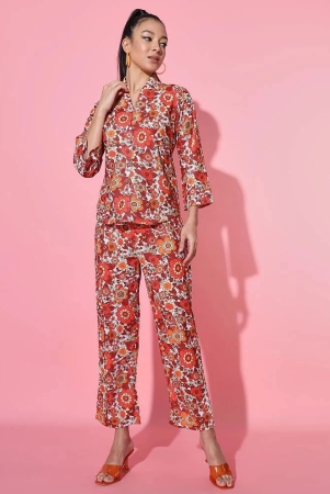 addyvero-orange-printed-pant-top-set-none