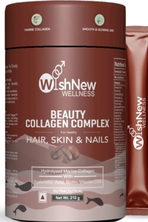 wishnew-wellness-beauty-collagen-complex-radiant-skin-lustrous-hair-strong-nails-21-sachets-with-collagen-hyaluronic-acid-biotin-coffee-flavor-natural-ingredients-for-beauty-boost