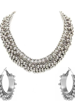 samridhi-dc-silver-alloy-necklace-set-pack-of-1-silver