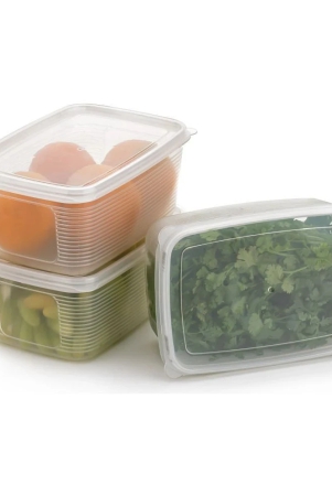 sharuja-fridge-storage-polyproplene-transparent-food-container-set-of-3-transparent