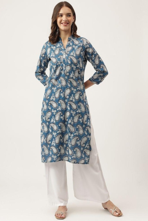 divena-blue-cotton-womens-straight-kurti-pack-of-1-none