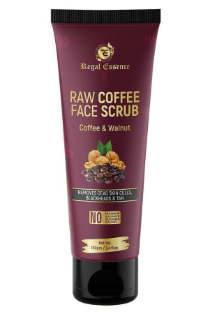 regal-essence-raw-coffee-face-scrub-for-women-men-with-walnutremoves-dead-skin-cell-blackheads100g-pack-of-1