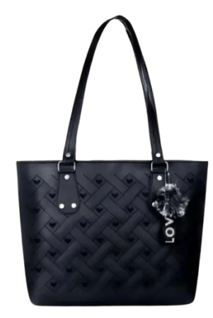 black-hand-bag-with-love-charm