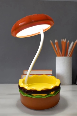 burger-shaped-desk-lamp-with-adjustable-neck-folding-led-night-lamp-1-pc