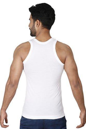 Dailywear Cotton Sleeveless White Vests (Combo OF 10)