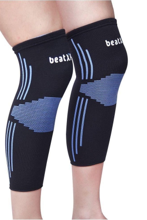 beatxp-3d-knee-support-stripes-and-checks-support-cap-bracesleeves-pair-for-sports-gym-pain-relief-knee-compression-support-exercise-running-cycling-workout-for-men-and-women-extra