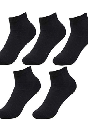 creature-black-casual-ankle-length-socks-pack-of-5-black